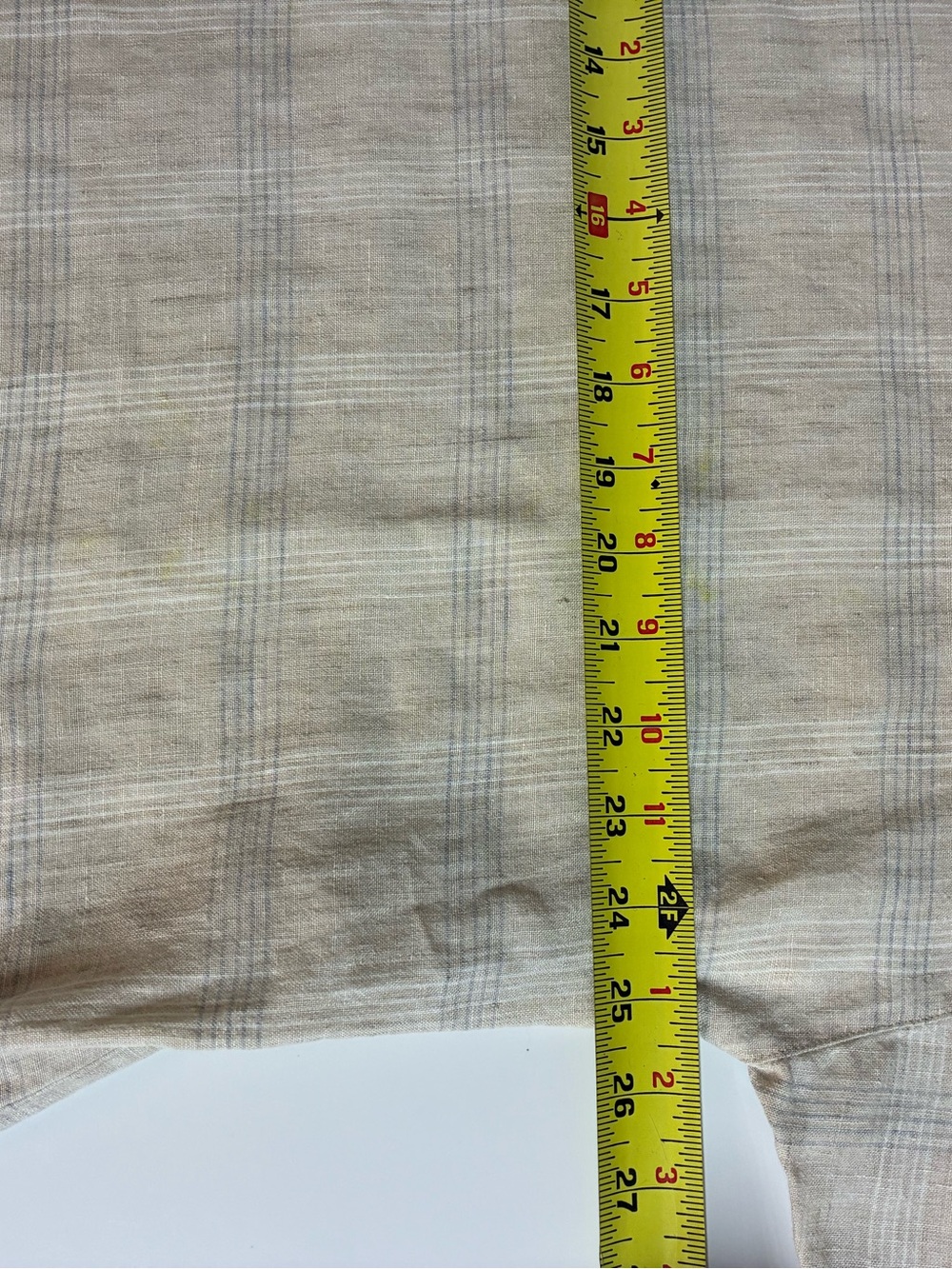 Eileen Fisher Catalan Organic Linen Boxy Plaid Top XL - Picture 10 of 11